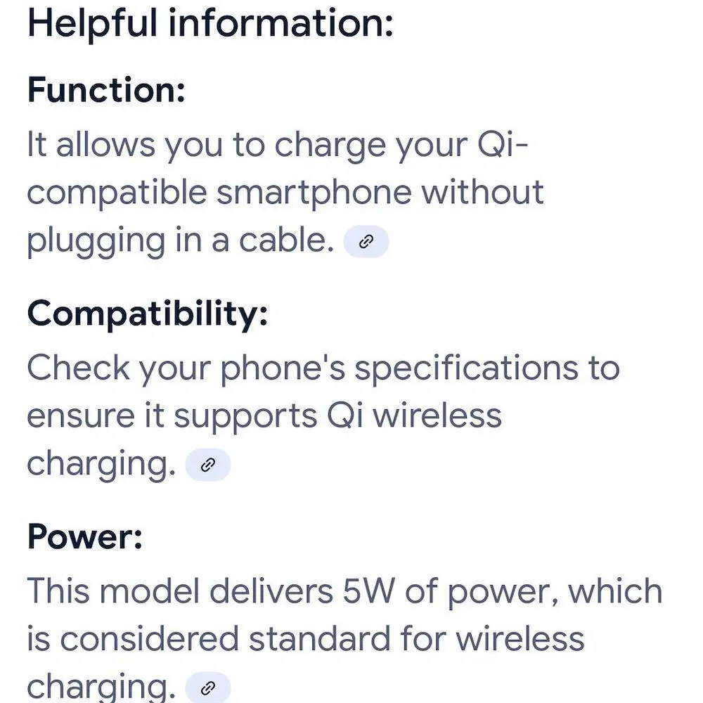 Gentek Wireless Charging Pad USB Connectivity 1 Unit